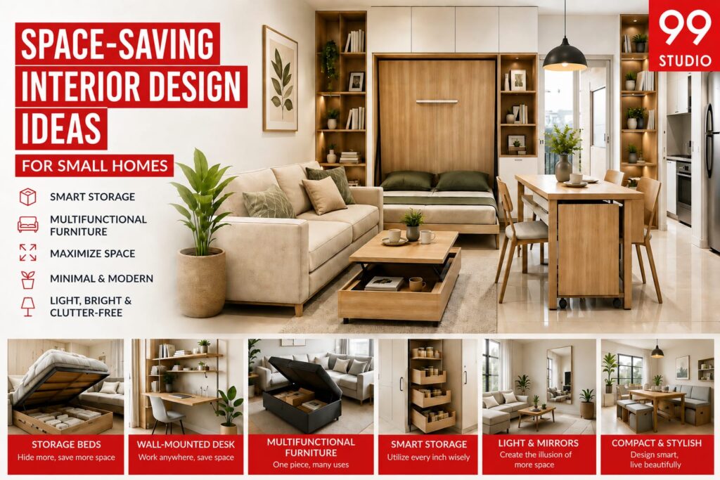 Space-Saving Interior Design Ideas for Small Homes